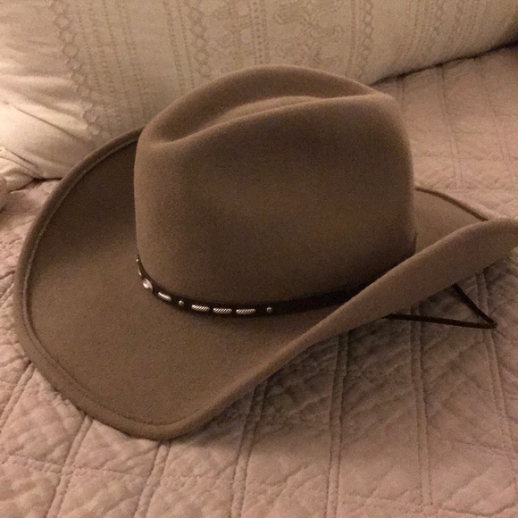stetson santa fe crushable wool hat